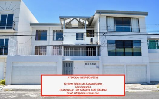 Edificio en Venta con 4 Apartamentos en Rohrmoser, San José